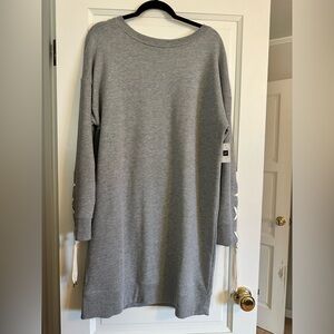 GAP Gray Long Sleeve Dress